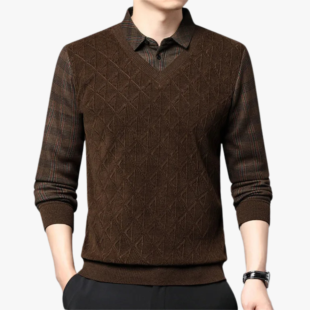 Polo Shirt Extra Warm – Insulated, Thicker Fabric, Polo Collar, 3-Button Placket – Stylish & Comfortable for Cooler Weather